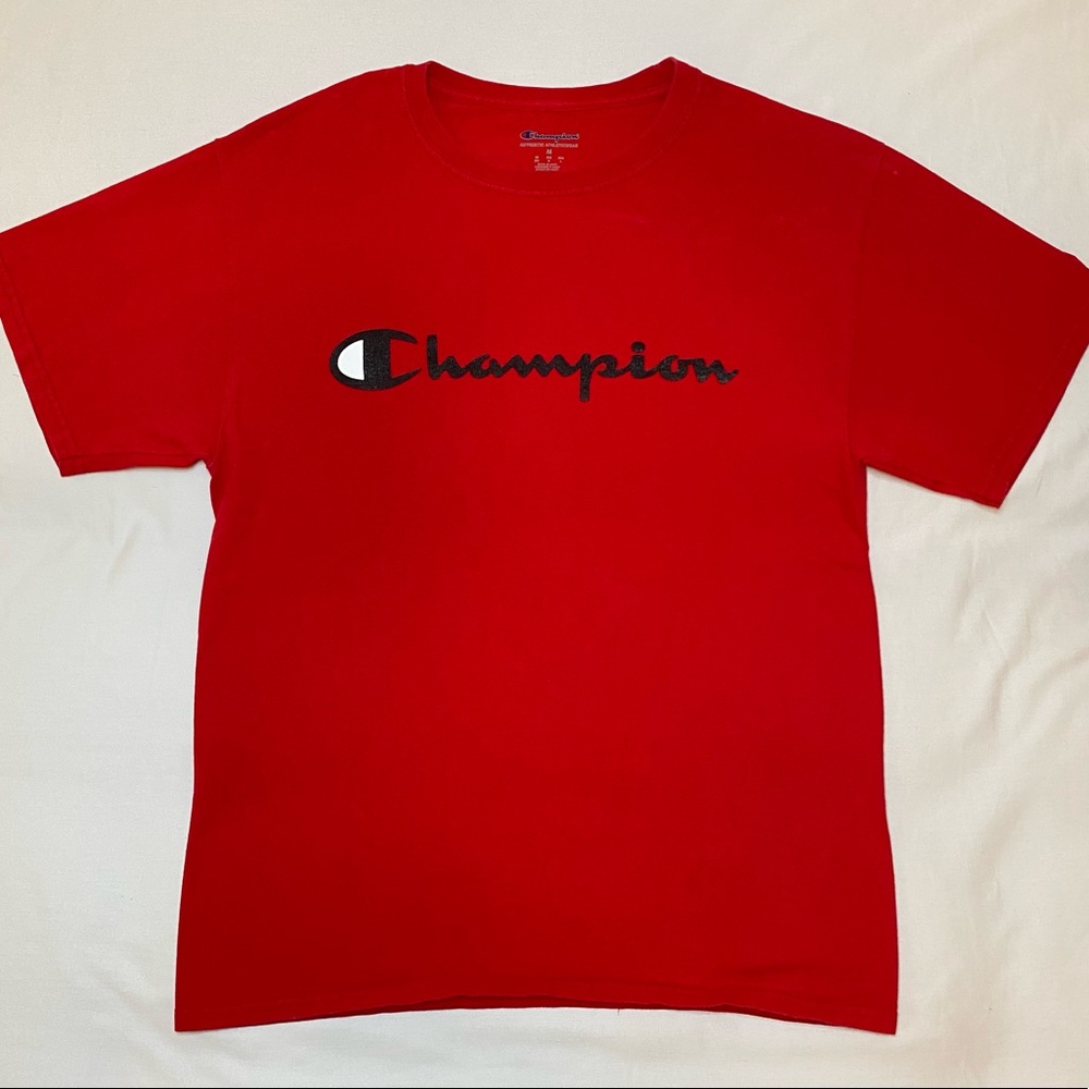 Champion Red T-Shirt   Size- M